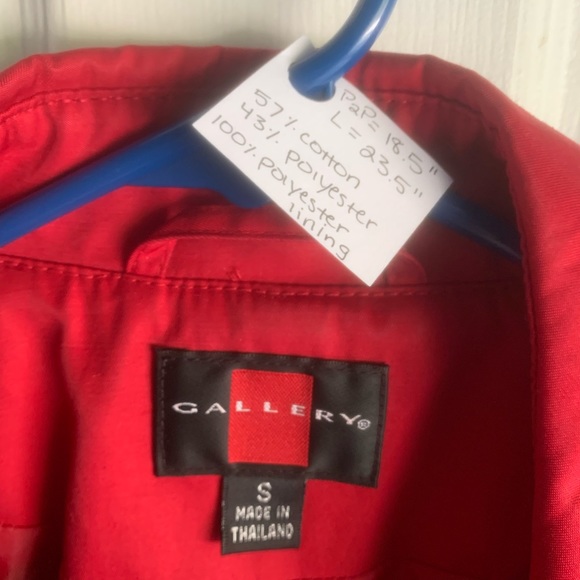 Gallery Red Double-Breasted Jacket - Picture 3 of 8